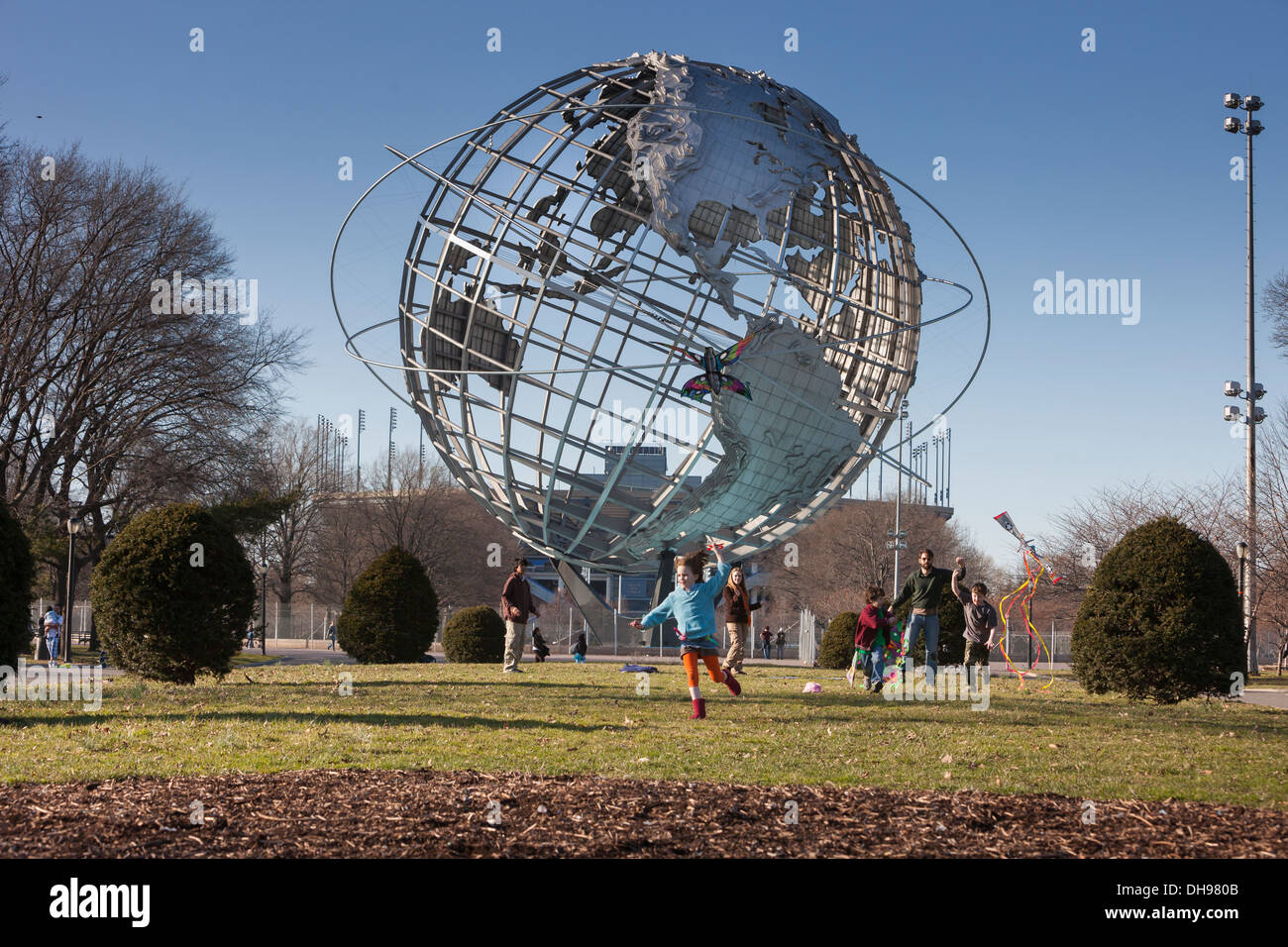 Enjoy panoramic views from the unisphere