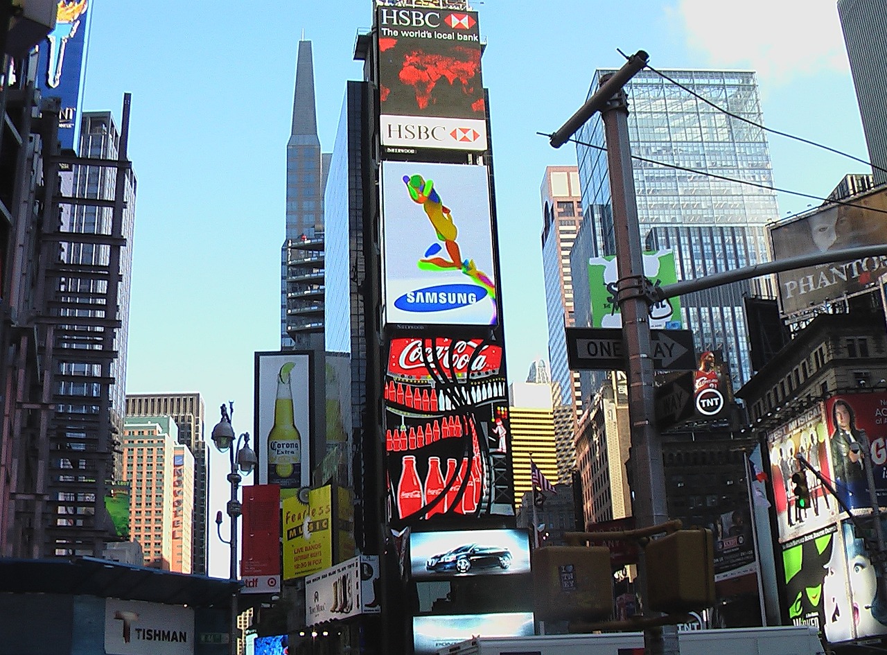 Walk through times square