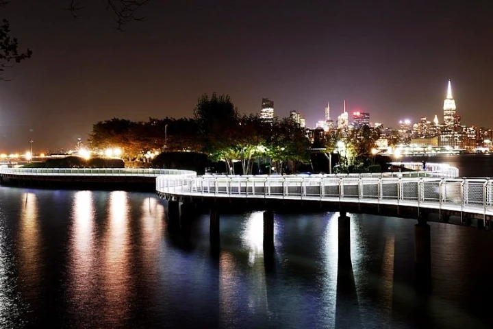 Hoboken waterfront walkway -