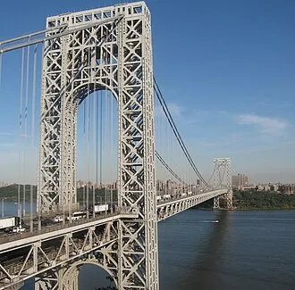 George washington bridge in bergen county, nj